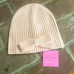 Pink Kate Spade Beanie